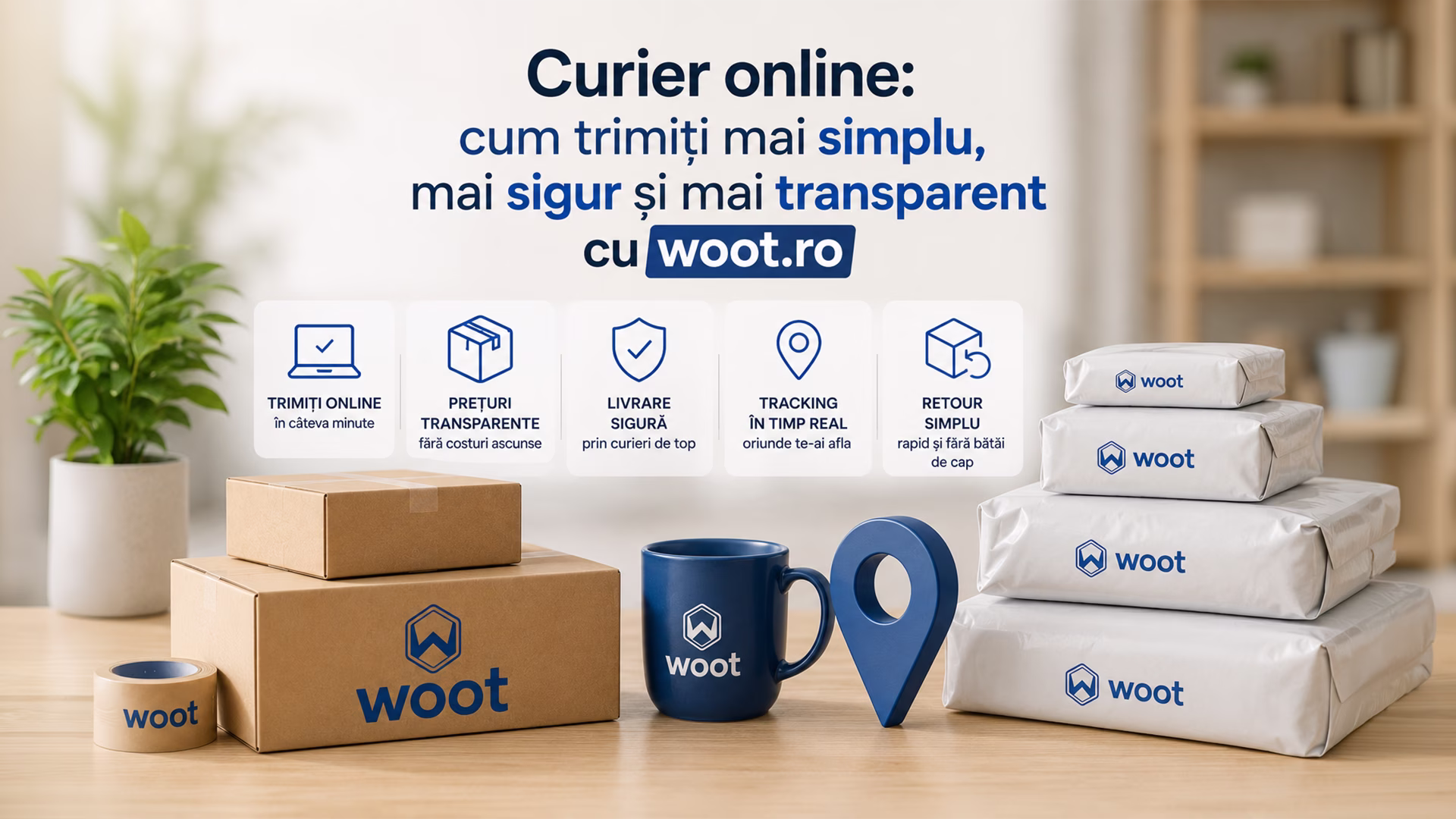 Curier online: cum trimiti mai simplu, mai sigur si mai transparent cu woot.ro